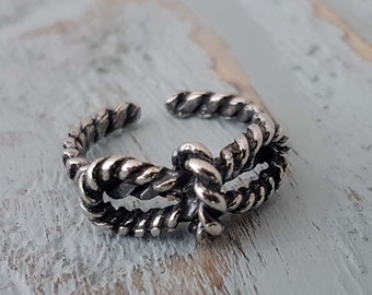 Bow Ring, Twisted Knot ring, Silver Bow ring, Anniversary ring, gift for her,  silver ring, Bridesmaids jewelry