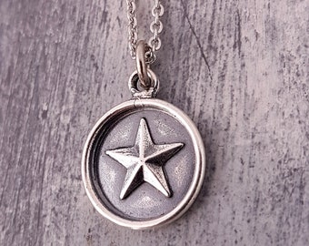 Silver Star Necklace, Custom Text Necklace, Personalized Silver Necklace, Star Jewelry, Gift for Girl, Birthday Gift for Her, Simple Star