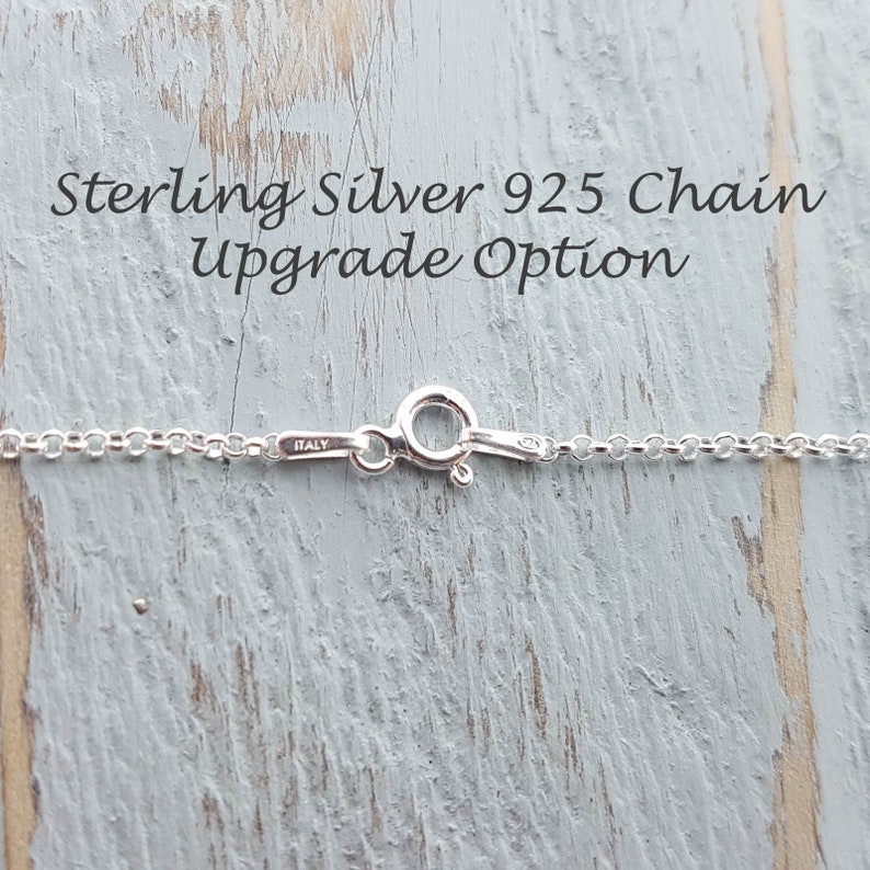 Sterling Silver Love Pen Nib Charm Necklace Solid Cast Hand Made Available in Multiple Chain Lengths image 5