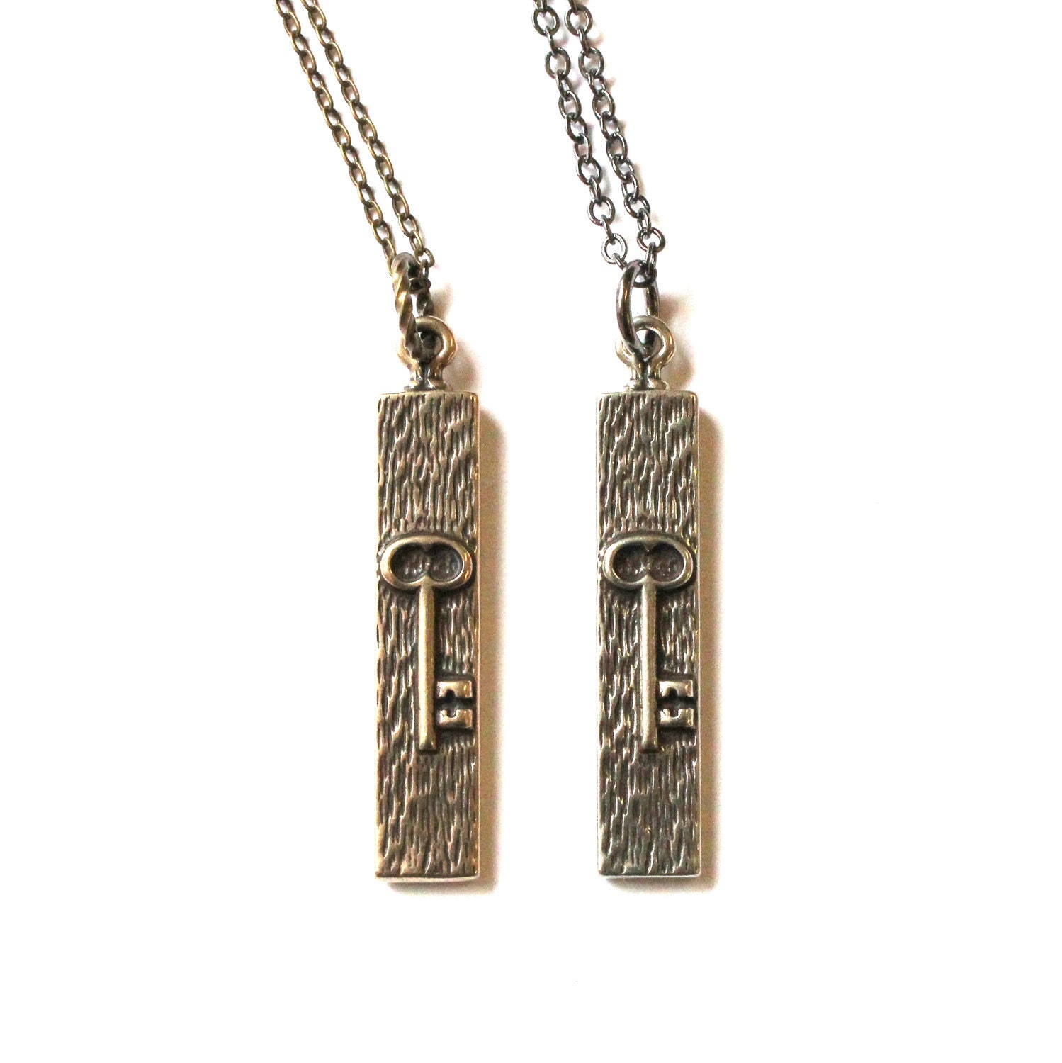 Skeleton Key Necklace Etsy