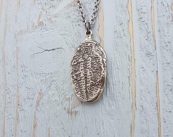 【希少】三葉虫 化石 シルバーネックレストップ silver ペンダント 銀製三葉虫化石ペンダント：先史時代の遺物ネックレス - Etsy 日本