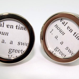 Definition of VALENTINE Cuff links by Gwen DELICIOUS Jewelry Design image 2