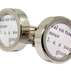 Definition of VALENTINE Cuff links by Gwen DELICIOUS Jewelry Design image 1