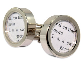 Definition of VALENTINE Cuff links by Gwen DELICIOUS Jewelry Design