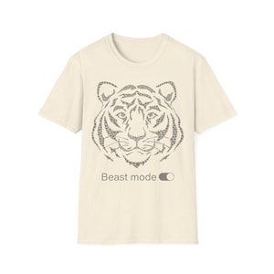 Unisex T-Shirt, Beast Mode On, Workout Tee, Gym Shirt, Fitness Top, Motivational Apparel