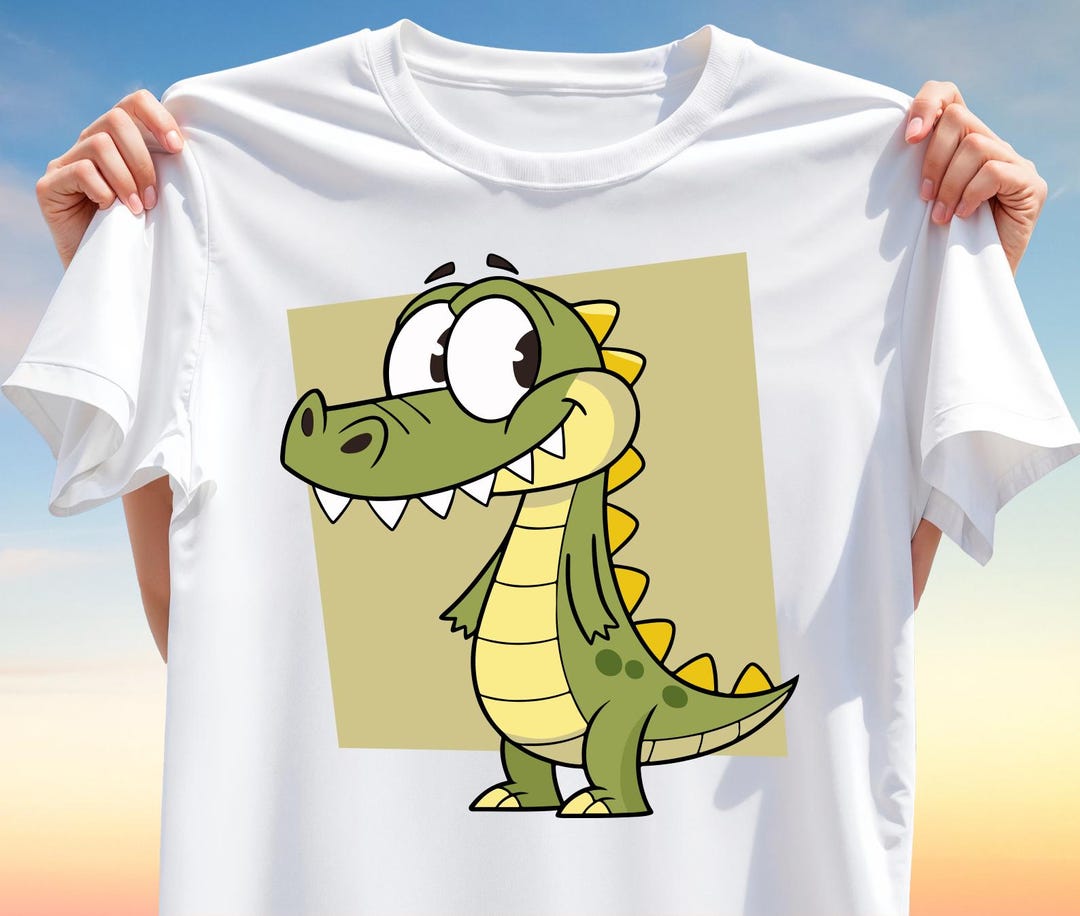 Cute Dinosaur T-shirt Design PNG: Funny Dino Clipart for Kids Shirts ...