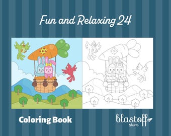 Animal Coloring Pages for Kids – 6 Fun Printable PDF Sheets, Cute Creatures, Ocean Life & Holiday Themes, Instant Download