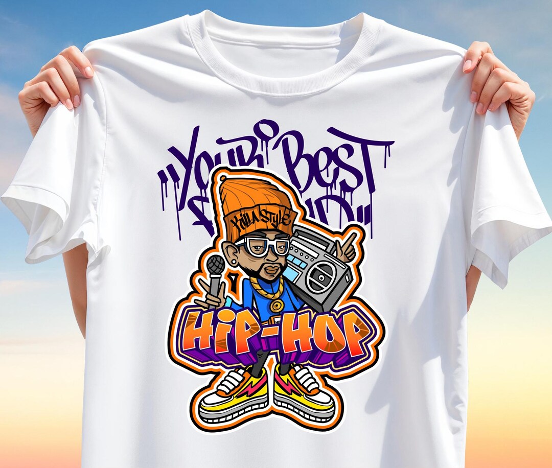 Urban Rapper Design Hip-hop Rapper PNG – Urban Graffiti T-shirt Design (digital Download ...