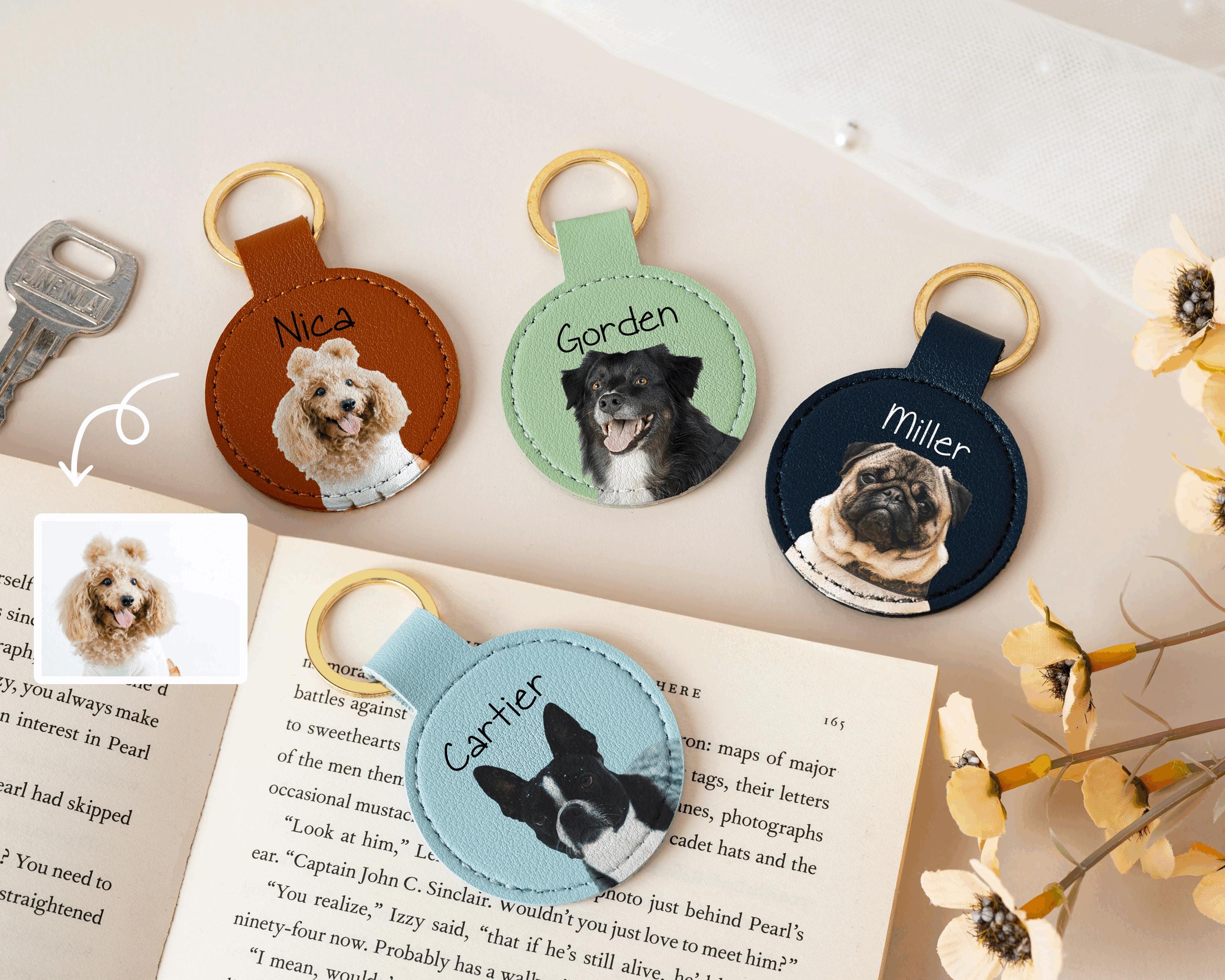Portachiavi Quadrato Personalizzato Con Foto TheDogTagCo: Ricordo Unico Con Stampa Fronte/Retro (MDF 50x50mm) - 2