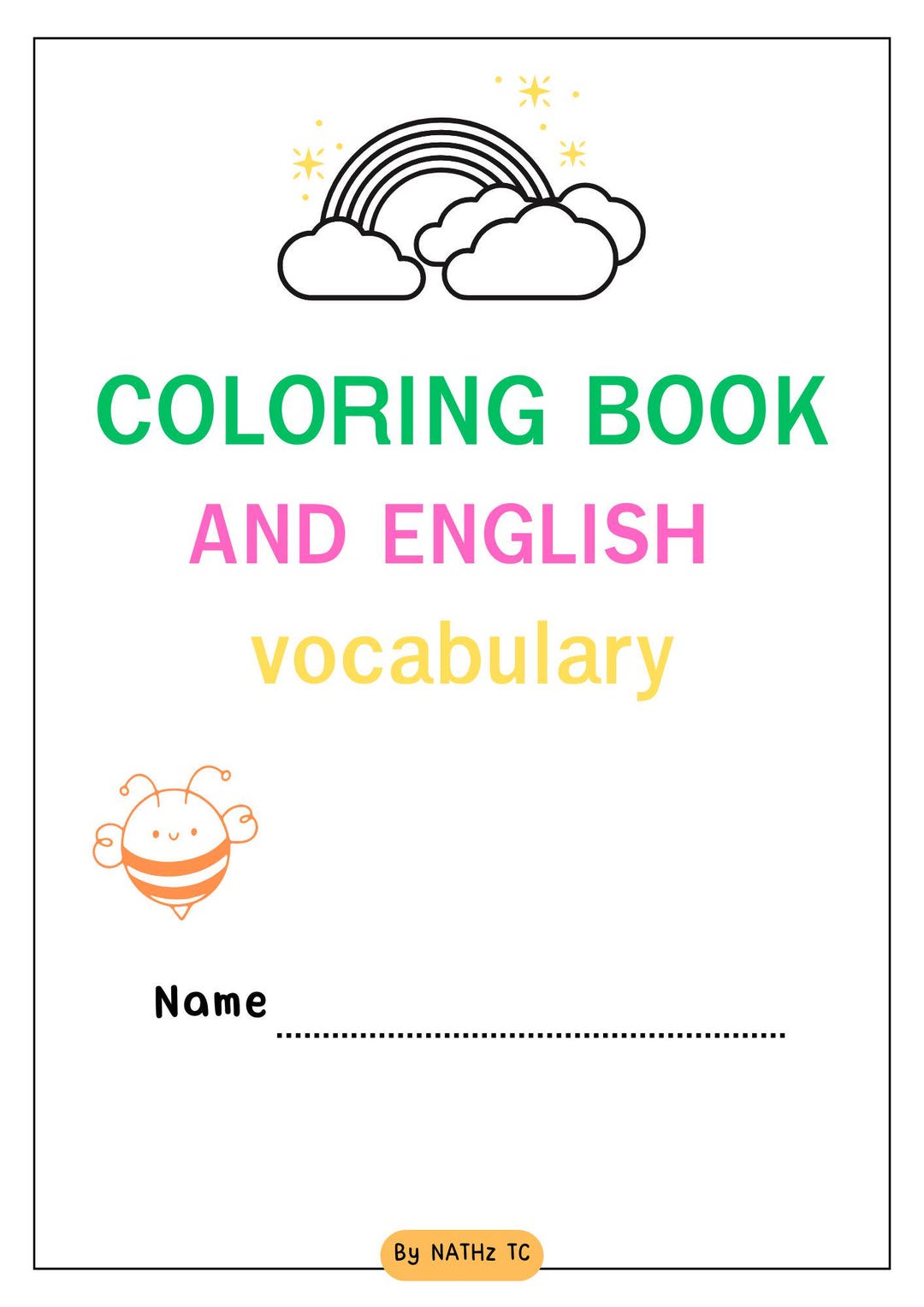 Coloring Picture Book No.1 - Etsy