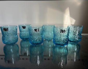 Oiva Toikka. Arabia. FAUNA glases for 6.