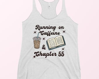 Cafeïne en Chapter 55 ACOTAR-geïnspireerde tanktop voor dames