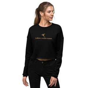 Onyx Storm Inspired Fourth Wing Crop Sweatshirt
