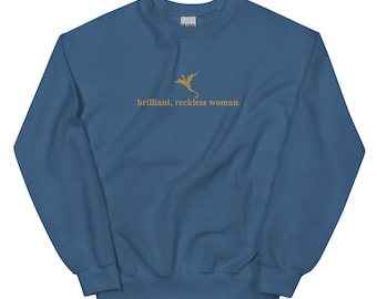 Onyx Storm Inspired Fourth Wing Embroidered Unisex Sweatshirt