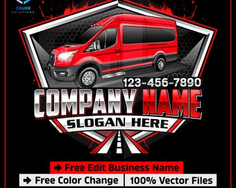 Logotipo de furgoneta de carga, logotipo de transporte por carretera, camión de envío, logotipo de camión de carga, logotipo de logística, logotipo de furgoneta de mensajería, logotipo de camiones, furgoneta de reparto