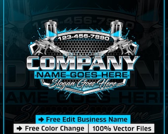 Auto Painting Logo Template, Car Painting Logo, Car Service Logo, Automotive Logo, Auto Car Paint Logo, Mechanic Logo, Auto Detailing Logo