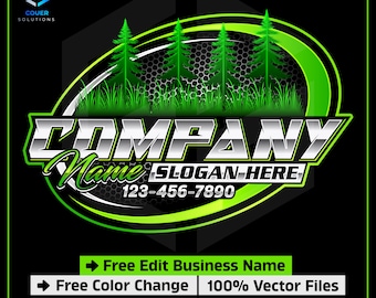 Lawn Care Business Logo Svg, Landscaping Logo, Mowing Service Logo, Grass Cutting Logo, Lawn Service Logo, Tree Logo, Gardening Service Logo