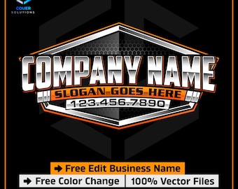 Diseño de logotipo de camiones, logotipo de semirremolque, logotipo de transporte, logotipo de logística, logotipo de camionero, calcomanía de logotipo de camiones, logotipo de mecánico, logotipo automotriz SVG