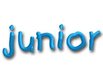 Junior Monogram Set- Machine Embroidery Font Alphabet Letters - Instant Email Delivery Download Machine embroidery design