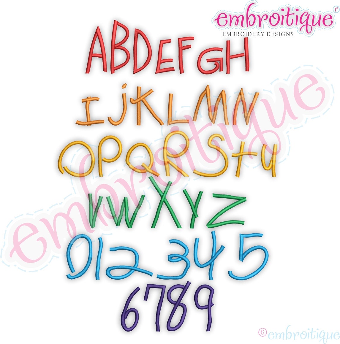 Kindergrten Lettering Kinder Writing Kids Font- Machine Embroidery Font Alphabet Letters ...