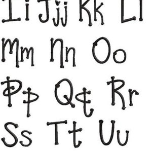 Dawson Monogram Set- Machine Embroidery Font Alphabet Letters - Instant ...