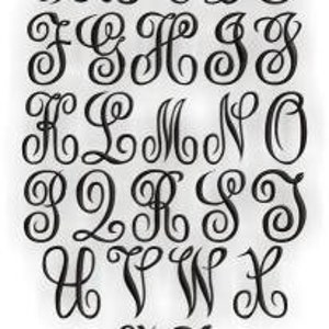 Oakley Fancy Vine Script Monogram Set 4, 5 & 6 Machine Embroidery Font Alphabet Letters Embroitique Instant Download image 2