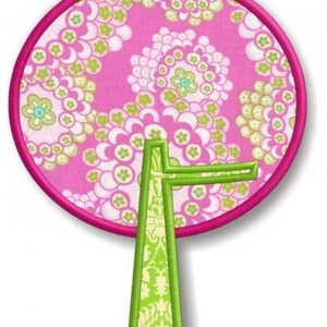 Springtime Birds and Trees - Perfectly Plain Modern Circle Tree Applique - Instant Email Delivery Download Machine embroidery design