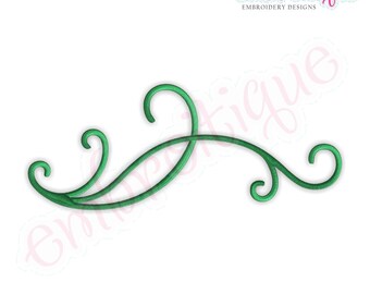 Lipton Accent 6- Instant  Download Machine embroidery design Beautiful Classy Elegant Flourish