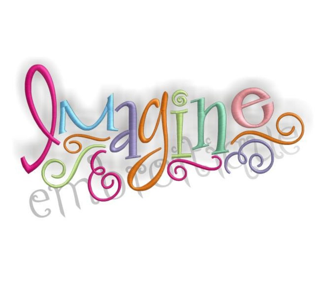 Imagine Embroidery Design- Instant Email Delivery Download Machine ...