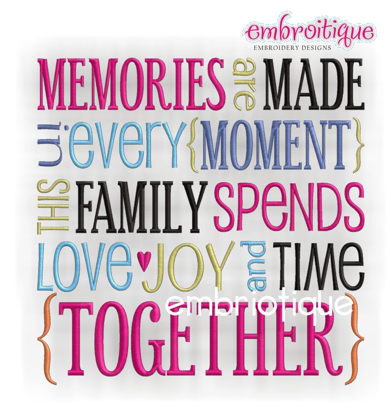 Memories Are Made of Every Moment This Family Spends Together Etsy
