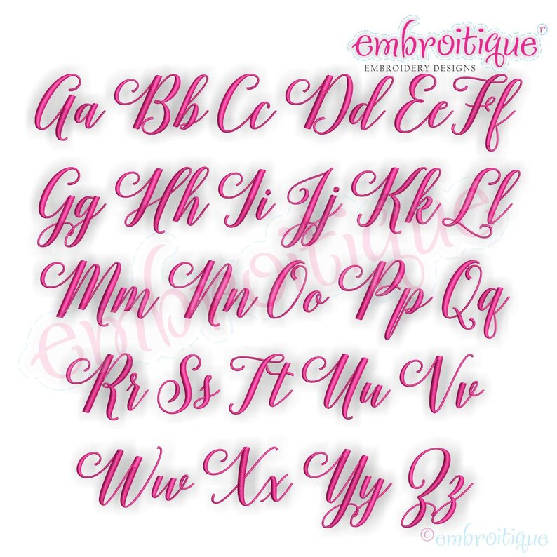 victoria script monogram font large bx files included etsy
