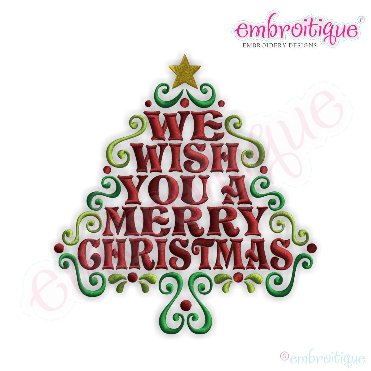 merry christmas word design