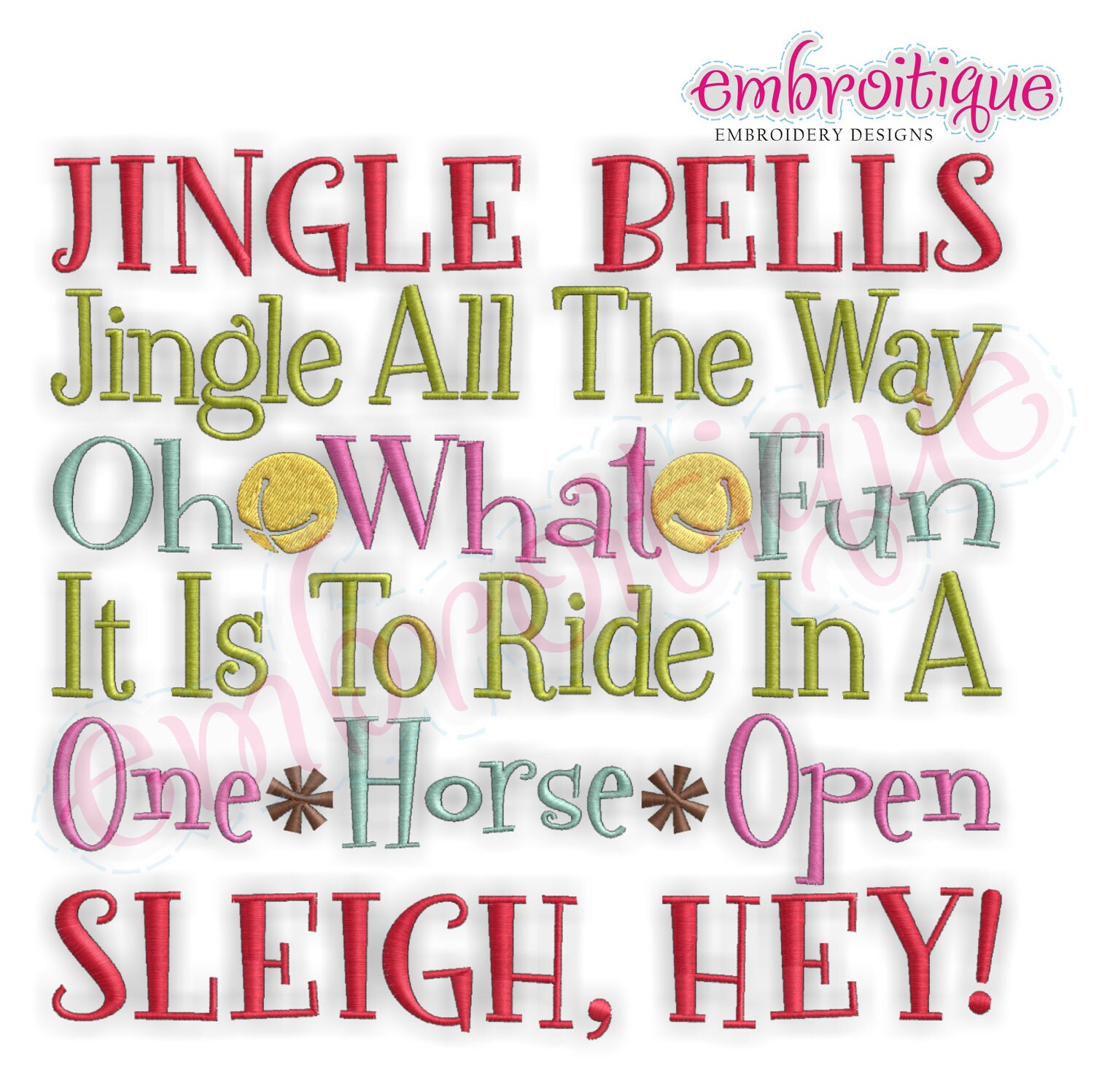 Jingle Bells Jingle All the Way Oh What Fun It is to Rideh Etsy