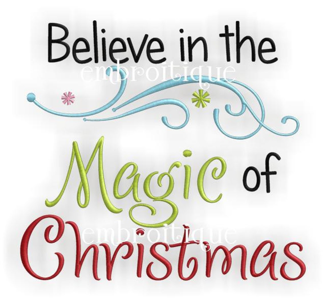 Believe in the Magic of Christmas Instant Download digital Etsy