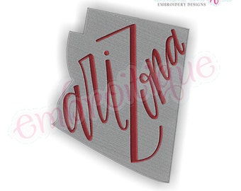 Arizona Lettered State Shape Fill- Arizona Lettered State Shape Fill