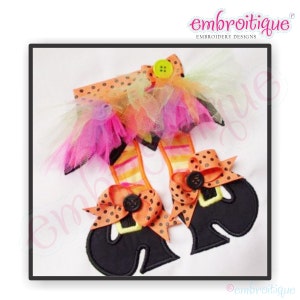 Faltige wicked Hexe gerafft Tutu - Instant Email Lieferung Download Maschine Stickerei Design