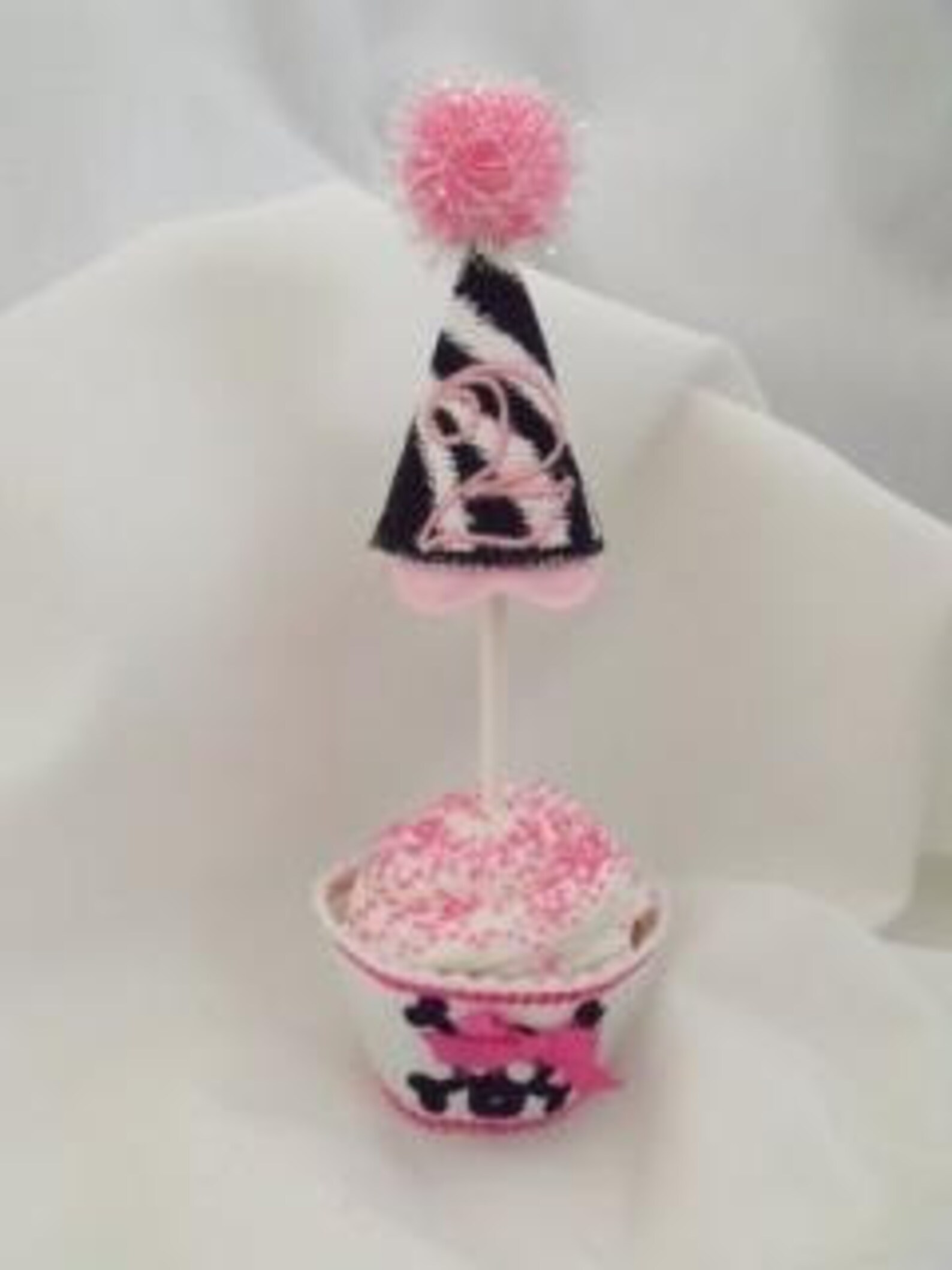 Cupcake Topper Set Mini Birthday Hat Instant Email Delivery Etsy