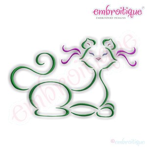 French Cats 2 - Instant Email Delivery Download Machine embroidery design