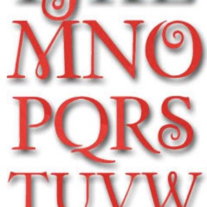 Mitchell Monogram Set - Machine Embroidery Font Alphabet Letters ...