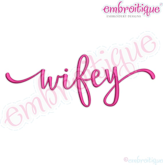 Wifey in Script Font instant Download Digital Files for | Etsy