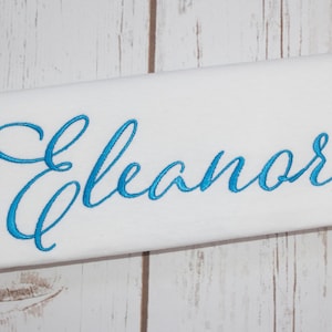 Eleanor Set 1 - Small - Calligraphy Script font for Machine Embroidery- BX files included- Instant Download Machine embroidery design