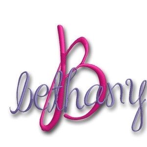 Bethany Monogram Set-Instant Download -Digital Machine Embroidery Design