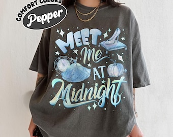 Meet Me At Midnight Comfort Colors Shirt, Princess Party Shirt, Princess Birthday Girl Tshirt