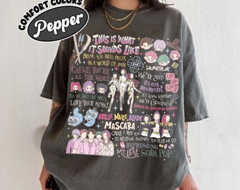 Kpop Demon Hunters Fan Shirt, Huntrix Girl Tee, Saja Boys Fan Gift, Kpop Idol Group Merch, Gift for Fans, Unique Demon Hunter T-Shirt