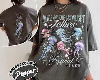 Moonlight Jellies Festival Comfort Colors Shirt, Pelican Town Game Tee, Jelly Fish Shirt, Gamer TShirt