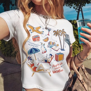 People We Meet On Vacation Baby Tee, Emily Henry Merch T Shirt For Fans, Romance Bookish, Gift for Reader Lover