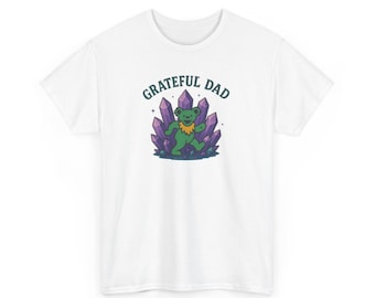 Grateful Dad Tee, Father's Day Gift, Deady Bear Crystal Shirt, Dad Birthday Present Grateful Dead