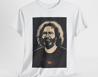 Jerry Garcia Galaxy T-Shirt, Grateful Dead Music Fan Tee