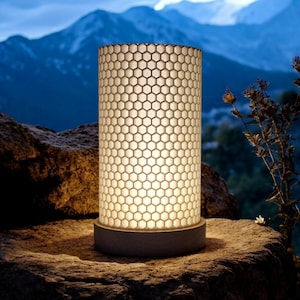 Honeycomb USB LED Light: Modern Home Decor Night Light