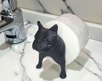 French bulldog toilet paper holder! Frenchie